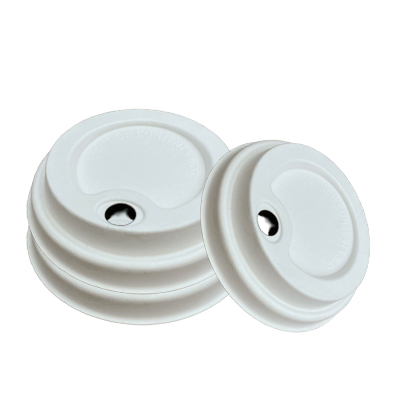 BPI Certified Biodegradable Disposable Coffee Cup Lids China Factory 