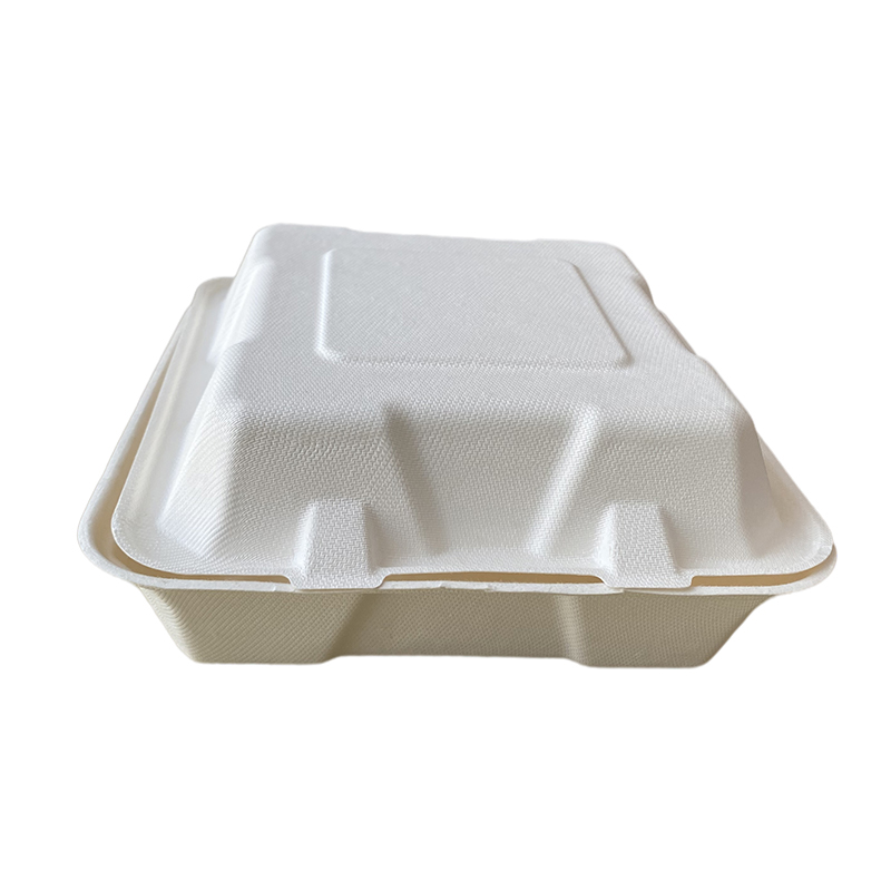 Disposable Bio Sugarcane Bagasse 3 Compartment Food Container