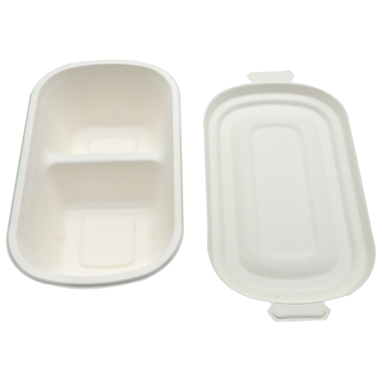 Take Away boxes, Hamburger Lunch Boxes Disposable 100% Compostable Bagasse 