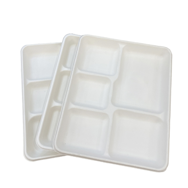  Wholesale Sugarcane Bagasse Tray Sugarcane Food Tray Bagasse Compartment Tray