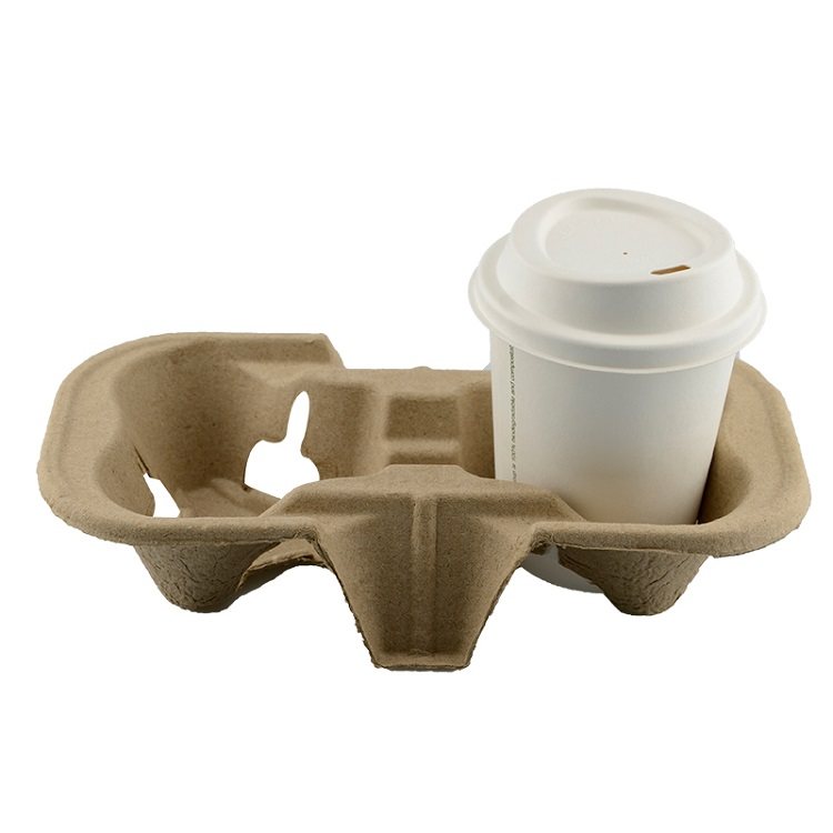 Drink Carrier Tray, 2 Paper Cup Holder Carrier Tray Manufacturer Wholesale