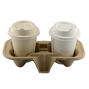 Buy Wholesale China Disposable 8oz Paper Cup Holder Tray Carrier