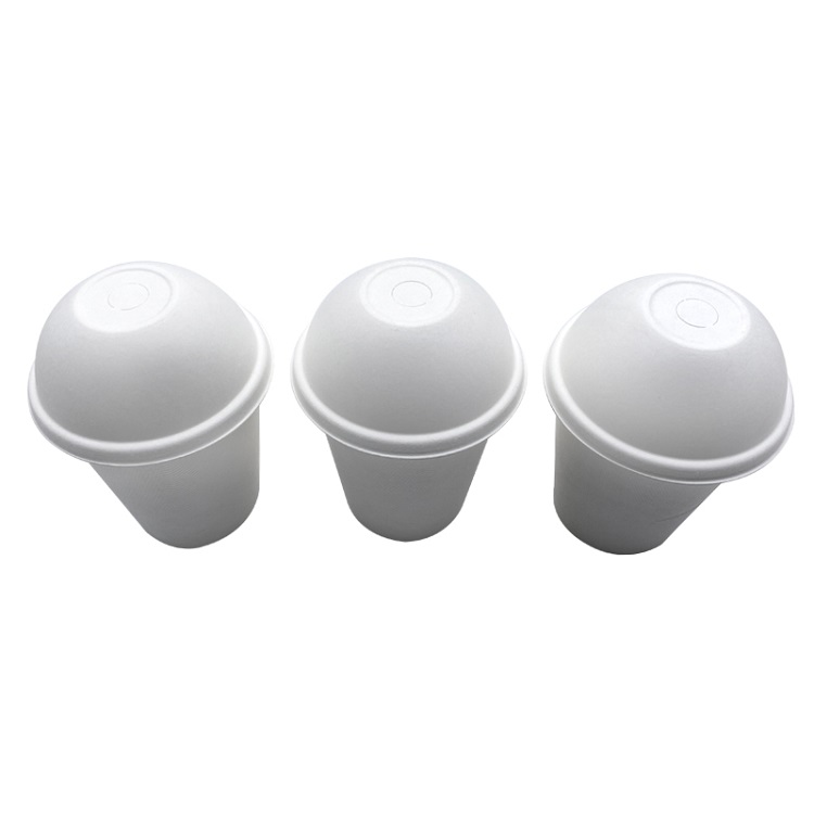 Dome Lids manufacturer In China, Eco- Friendly 100% Compostable Cold Cup Lid