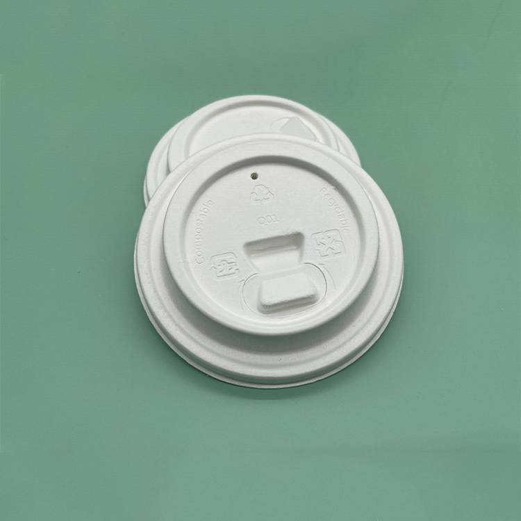 Eco Friendly Coffee Lids Manufacturers Wholesales In China , Bagasse Material