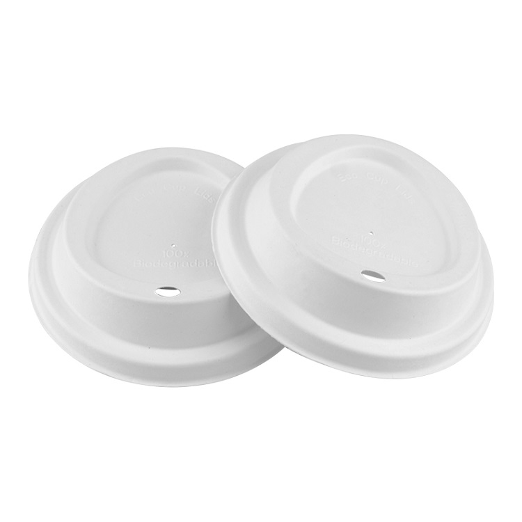 Biodegradable Coffee Cup Lids, Bagasse Cup Lids Fatcory Wholesales