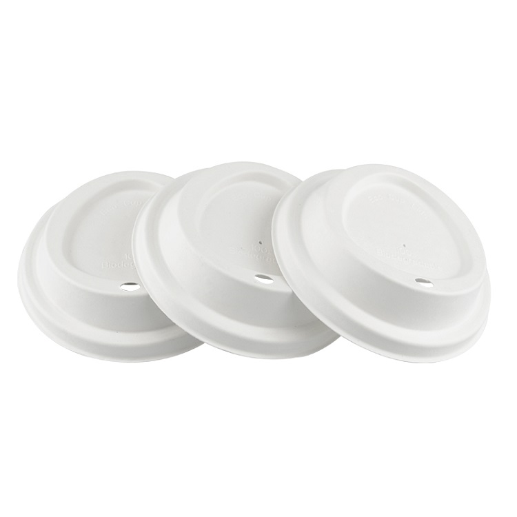 Biodegradable Coffee Cup Lids, Bagasse Cup Lids Fatcory Wholesales