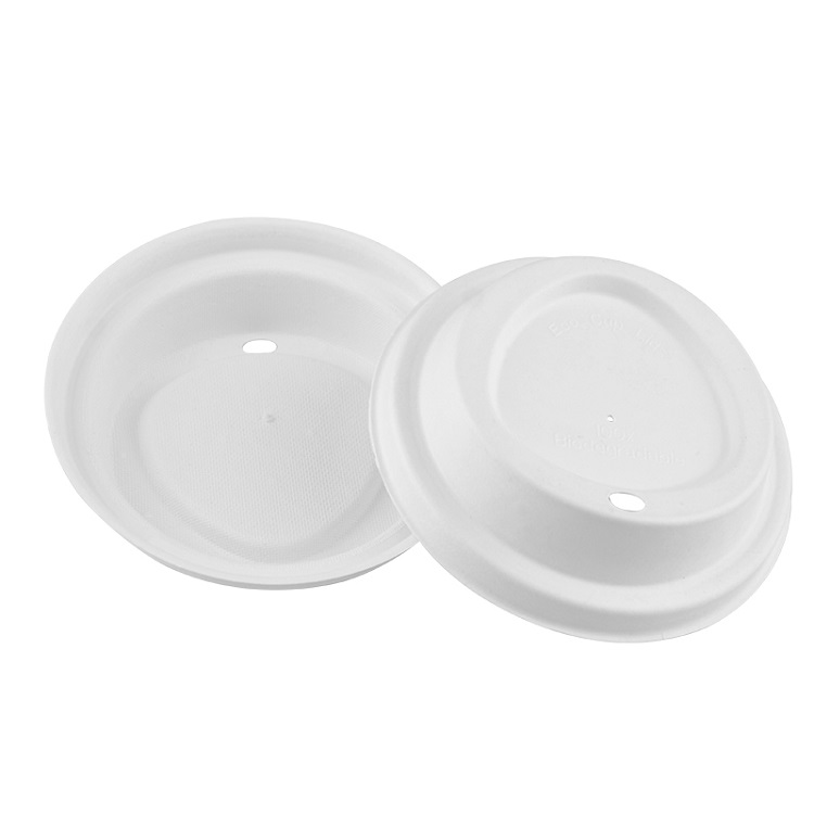 Biodegradable Coffee Cup Lids, Bagasse Cup Lids Fatcory Wholesales