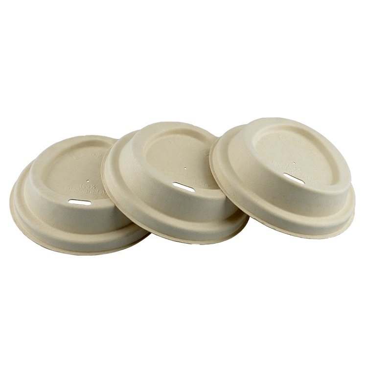 Biodegradable Bagasse Cup Lids Manufacturer