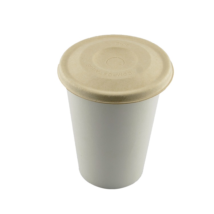 Biodegradable paper beer cup lid