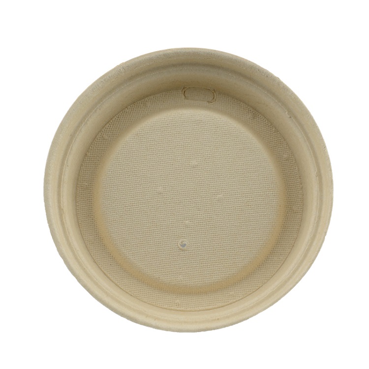 Paper Cup Lids For Hot Coffee Cup, Bagasse Biodegradable Disposable Lids