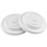 80/90mm 100% Compostable Paper Lids for Cups Wholesale & Bulk