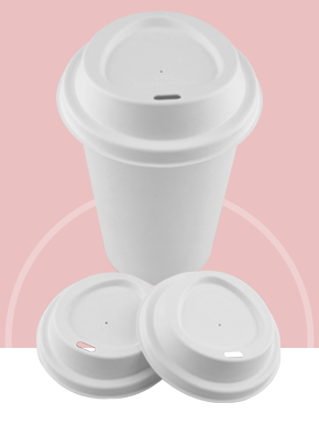 Bagasse Hot Cup Lids