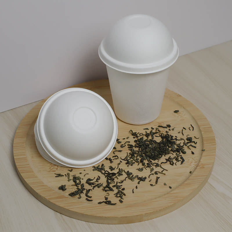 100% Biodegardable Paper Coffee Cup With Lids, Disposable Paper Cup And Lids