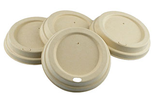 Biodegradable coffee lids reduce plastic waste