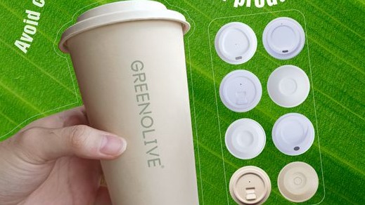 What are the benefits of using biodegradable cup lids?