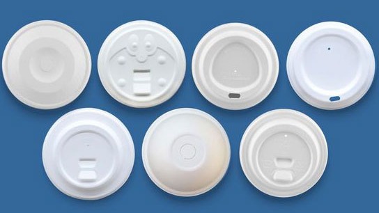 What are the characteristics of bagasse cup lids?