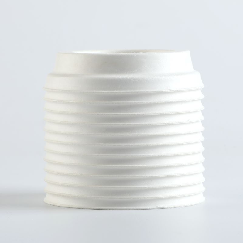 Hot Coffee Cups With Lids Heat Resistant Compostable Strawless Lids 